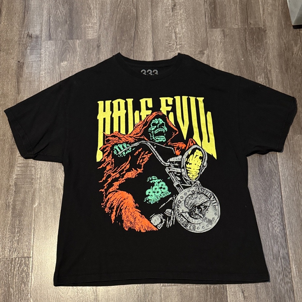 HALF EVIL Skeleton Tee
